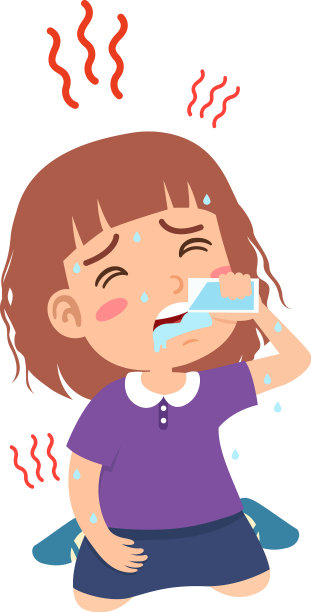 中暑的女孩图片下载