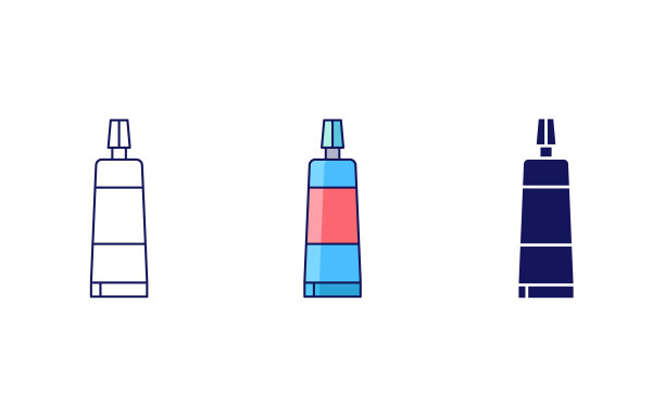 软膏矢量图标图片下载