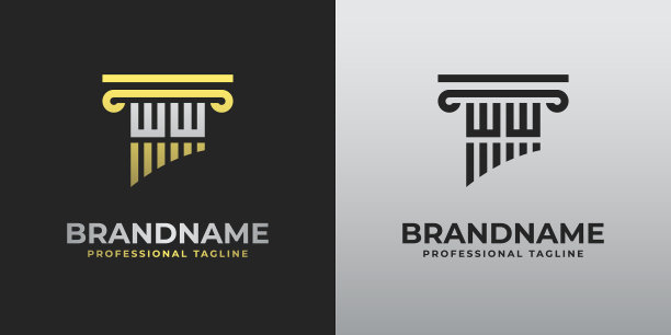 字母w或www律师标志适用于任何图片下载