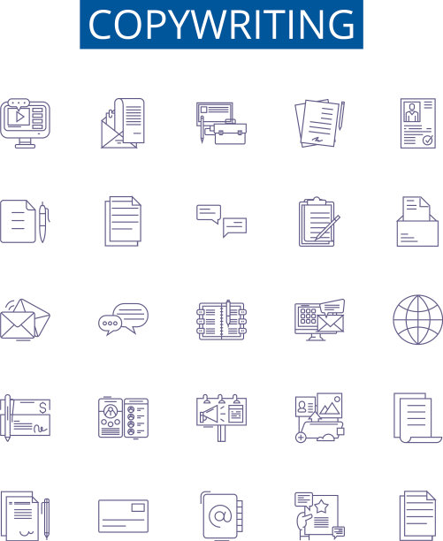 文案线图标标志集设计图片下载