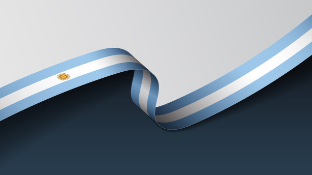 阿根廷彩旗背景图片下载