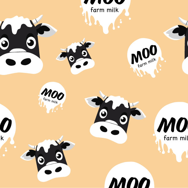 矢量鲜奶标志。乳制品、包装及广告。新鲜有机肉农产品标识概念图标。图片下载