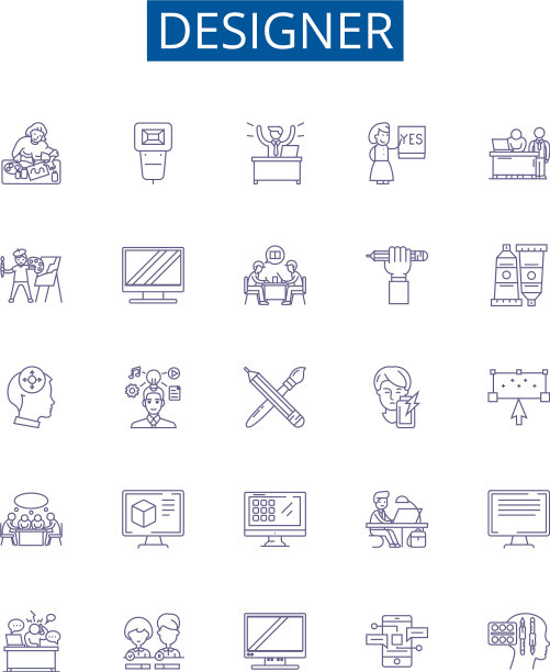 设计师线图标标志集设计集合图片下载