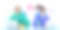 3d女士和男士与服务支持热线通话。使用耳机的操作员。客户自助服务、呼叫中心、在线协助、常见问题解答、联系理念。3d渲染插图。图片下载