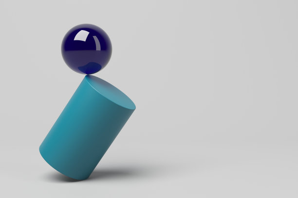 几何形状在不可能的平衡图片下载