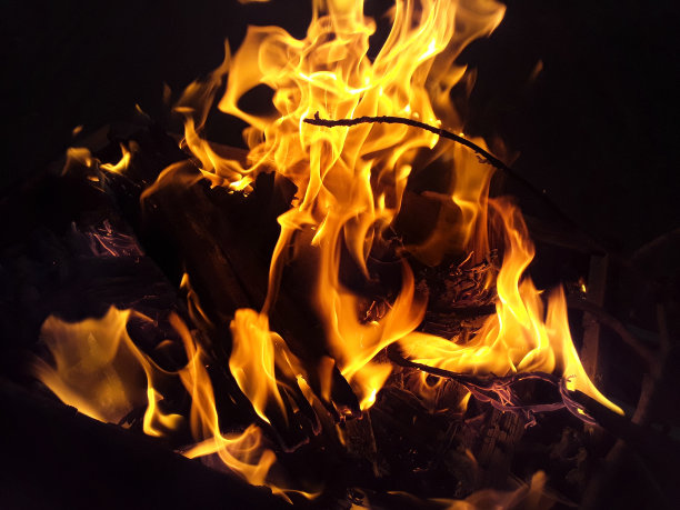火的特写图像。图片下载