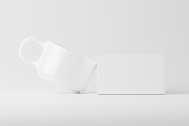 陶瓷马克杯咖啡茶白色空白3D渲染模型图片下载