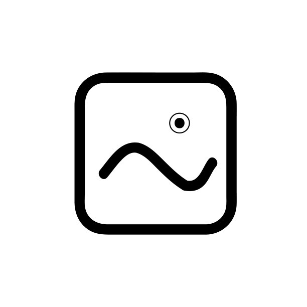 图像图标，轮廓样式，孤立在白色背景上。图片下载