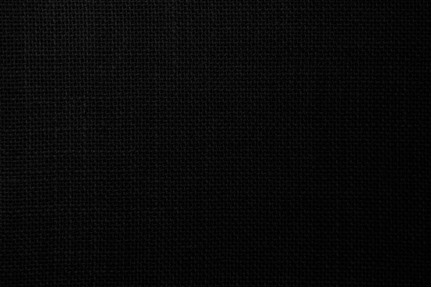 黑色麻绳纹理背景。毛布墙纸为黑色暗布墙纸。质朴的粗布帆布面料纹理自然。天然古麻麻袋编织，旧棉地毯背景。图片下载