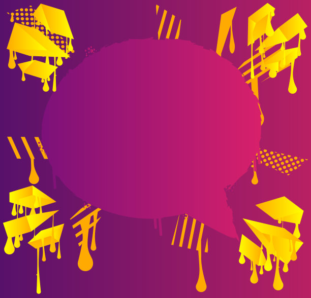 语音泡沫涂鸦背景。抽象的现代肮脏街头艺术装饰表现为城市绘画风格。图片下载