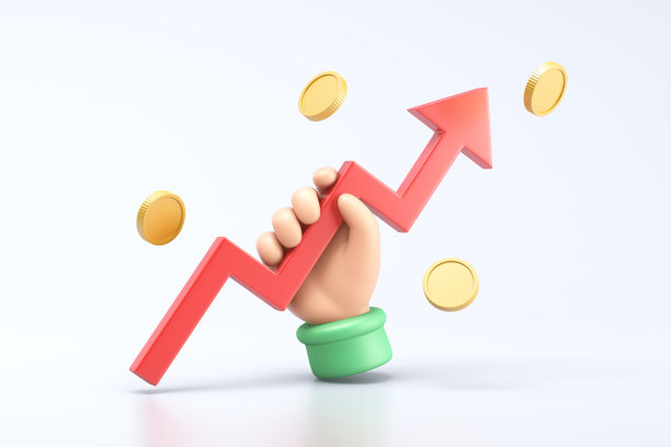 卡通手与成长图表图片下载