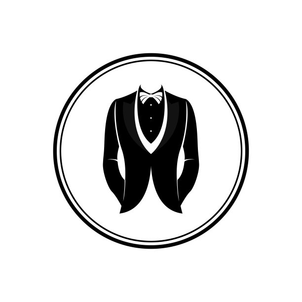 西装领结矢量设计图片下载