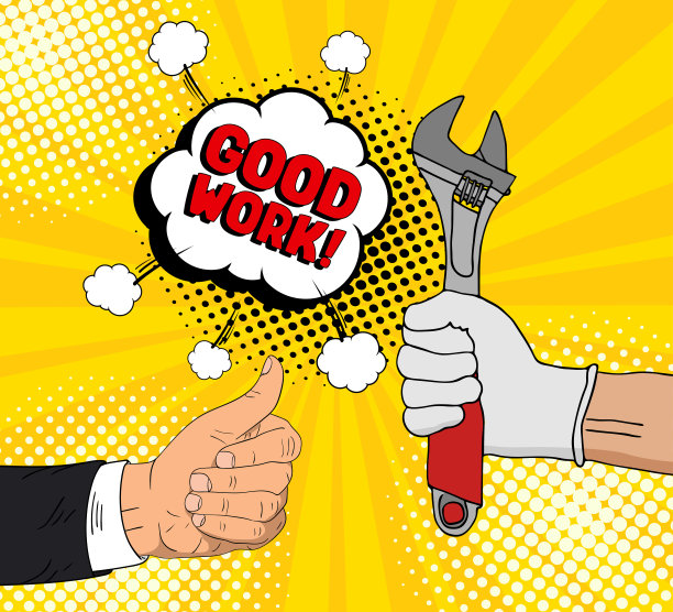 波普艺术风格设计中的好作品横幅图片下载