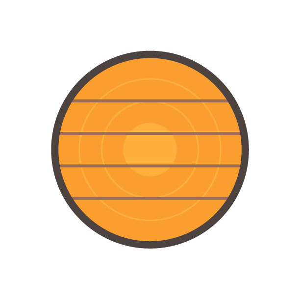 原木或木材锯木材矢量图标设计。图片下载