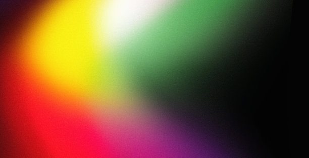 红黄绿紫色梯度波背景上黑色，纹理效果粒状，复制空间大图片下载