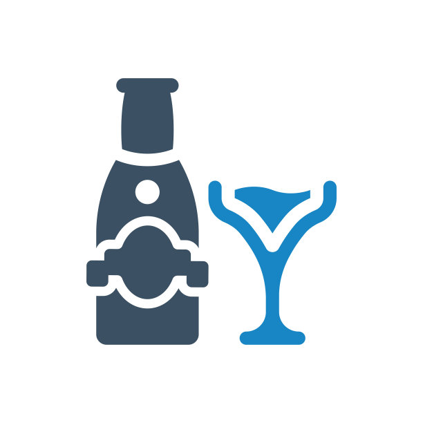 酒精，饮料图标矢量插图图片下载