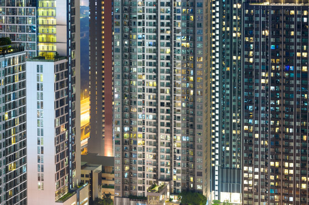 摘要背景公寓公寓房地产大厦泰国曼谷图片下载