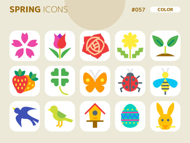 与spring_057相关的颜色样式图标集图片下载