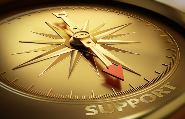 黄金罗盘与文字支持图片下载