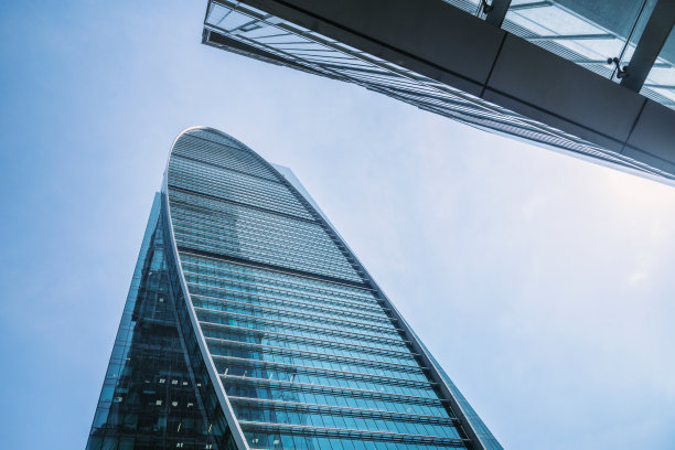 莫斯科商业区的摩天大楼以天空为背景。莫斯科。俄罗斯图片下载