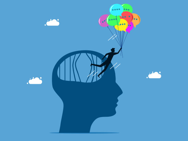 自由表达意见。一名男子用演讲泡泡气球从脑监狱逃脱图片下载