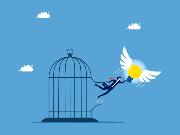 思想和想象的自由。一个灯泡让一个商人从监狱里逃了出来图片下载