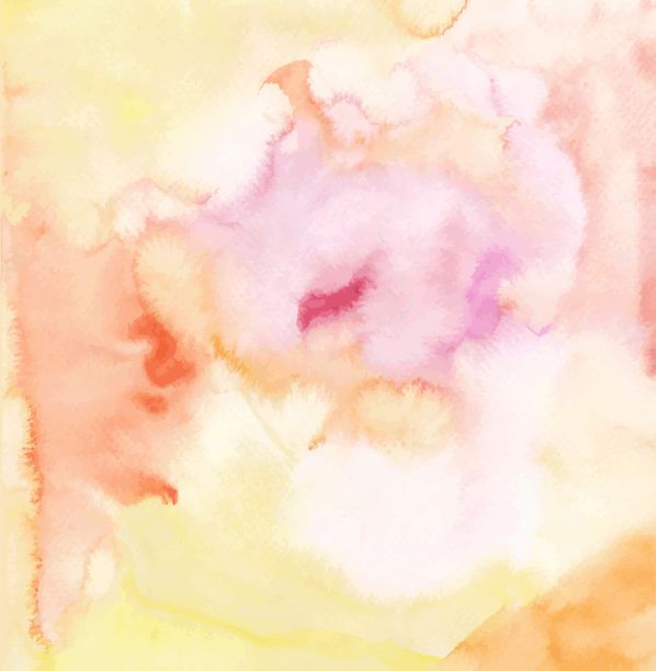 抽象水彩背景。橙色调色板。水彩。图片下载