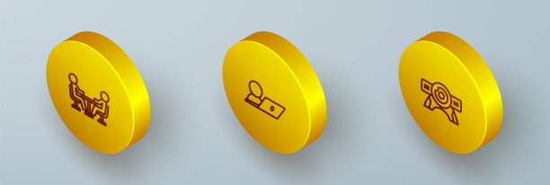 设置等距线会议，视频聊天会议和网络摄像头图标。向量图片下载