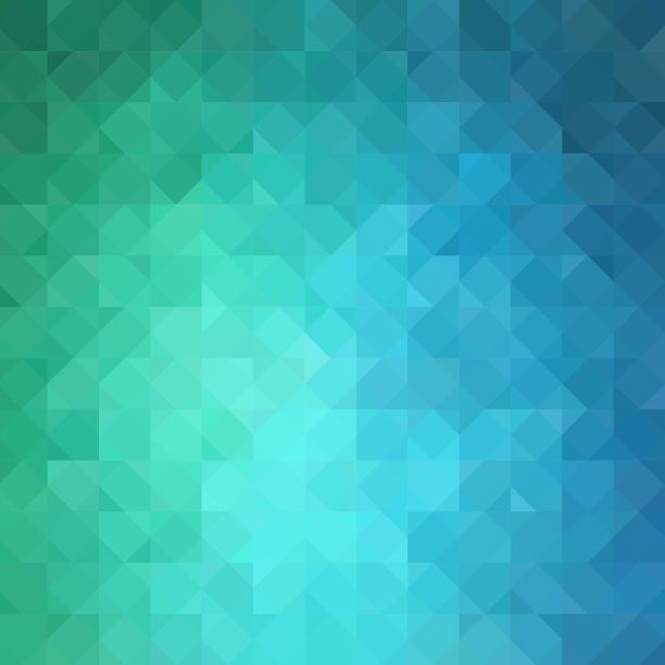 绿色和蓝色几何背景。马赛克风格。每股收益10图片下载