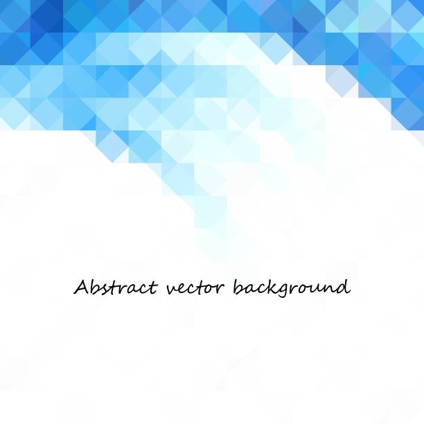 蓝色几何背景。马赛克风格。矢量插图。每股收益10图片下载