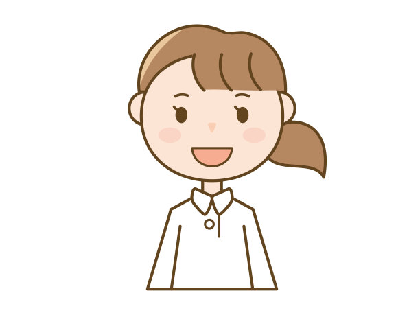 一个面带微笑的护士;一个穿白大褂的女人的插图图片下载