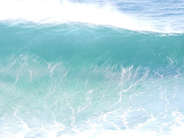 海浪从拜伦角岬角破裂-拜伦湾图片下载