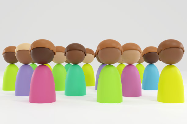 人群，人，社会和社交媒体网络，互联网社区，多元化全球化图片下载