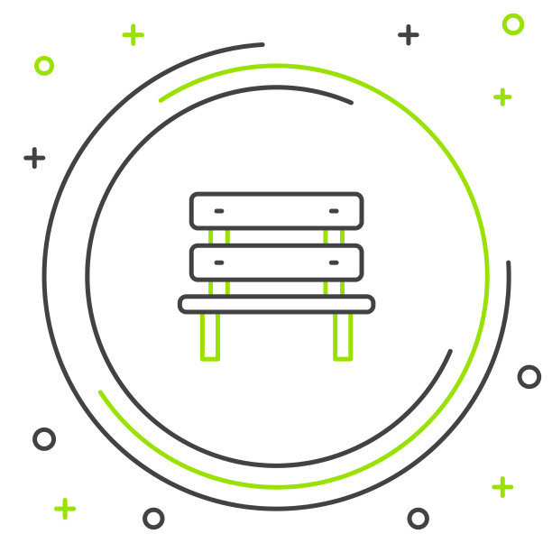 线板凳图标孤立的白色背景图片下载