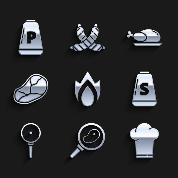 把牛排肉放在煎锅里，把火点燃图片下载