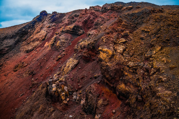 提曼法亚国家公园令人惊叹的火山全景景观。热门旅游在兰萨罗特岛加那利群岛西班牙。艺术照片。旅游的概念图片下载