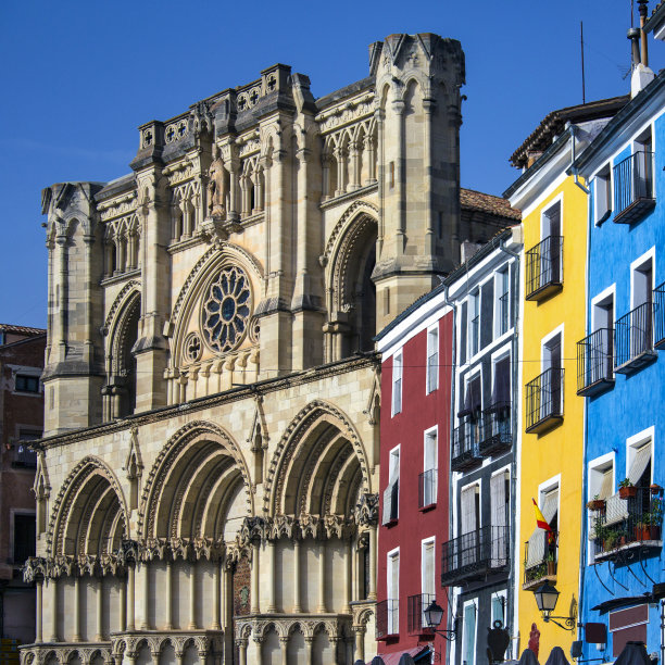 昆卡马约尔广场。西班牙图片下载