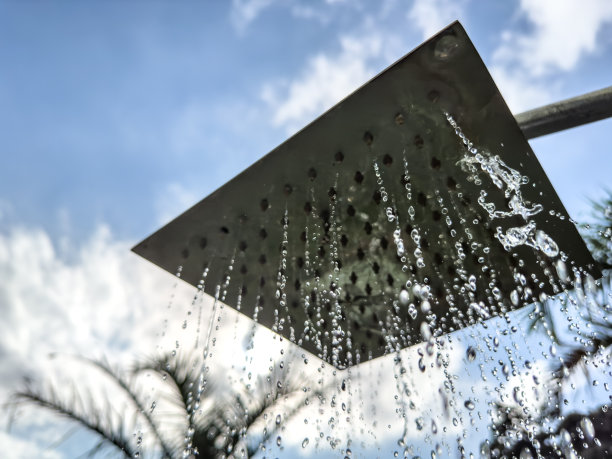 户外淋浴的特写图片下载