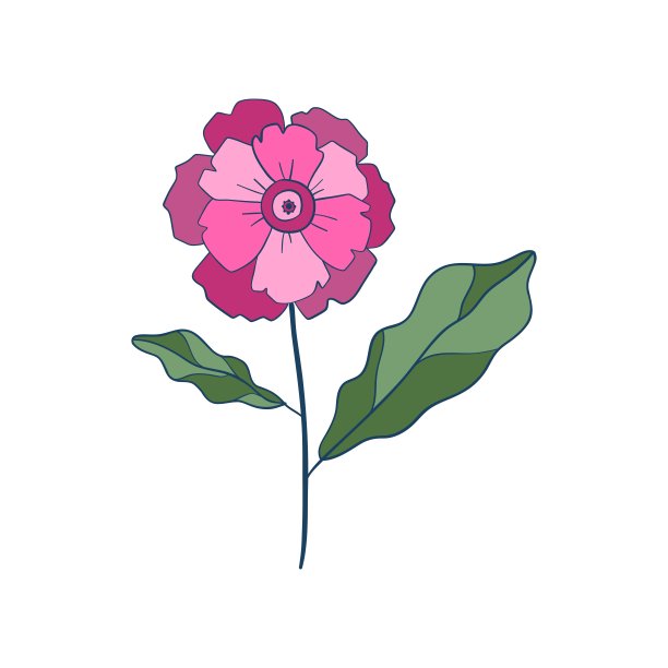 野花。花蓝色的草本植物。娇嫩的田野和草地，野花和香草。植物平面矢量插图精致的夏季植物隔离在白色背景图片下载