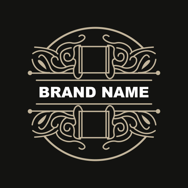 采购产品优雅极简装饰标志模板豪华装饰婚礼装饰业务，蜡染风格邀请，蜡染，染色，初始品牌设计图片下载