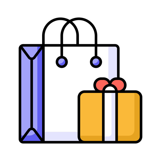 礼品篮图标代表一个装饰篮子或盒子，里面装满了各种各样的物品，通常作为特殊场合的礼物图片下载