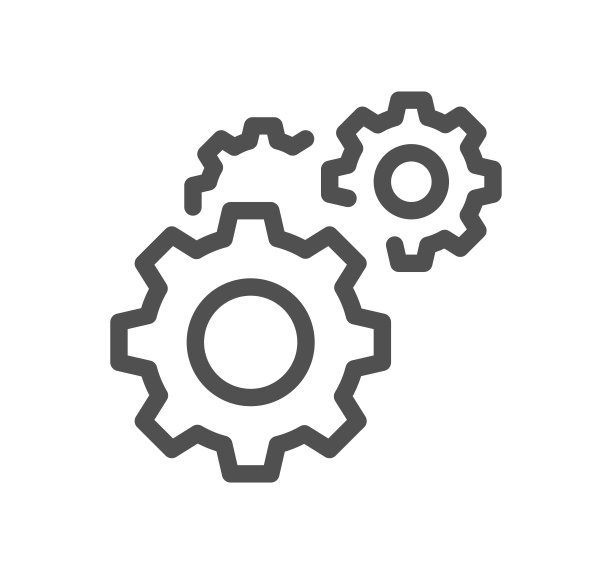 设置和设置相关图标。图片下载