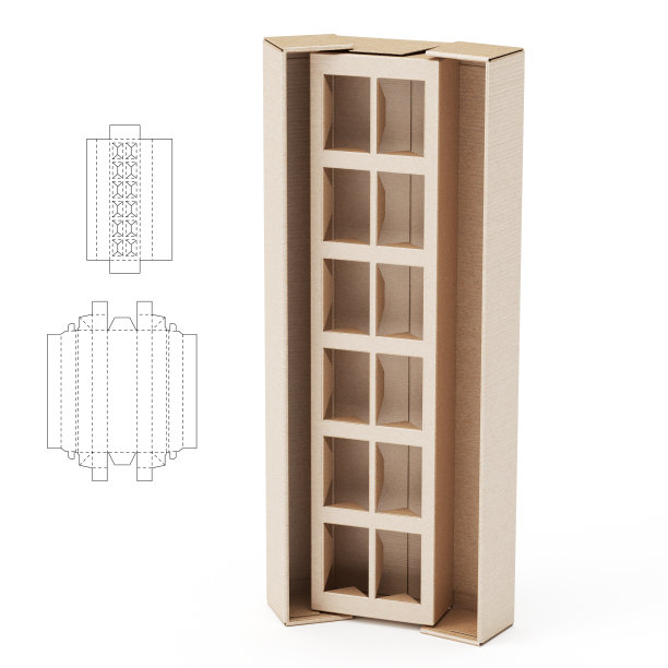 硬纸板衣柜与蓝图图纸图片下载