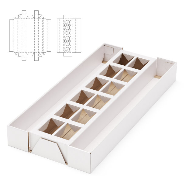 硬纸板衣柜与蓝图图纸图片下载