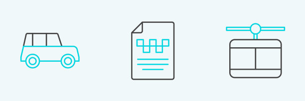 设线路缆车车和出租车驾驶证图片下载