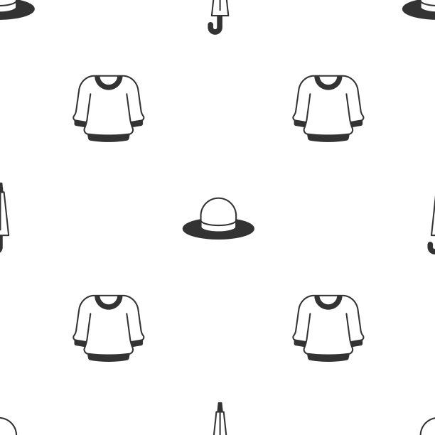 集伞人帽和毛衣无缝图片下载