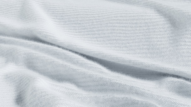 白色模糊的面料纹理豪华的背景。三维渲染图片下载
