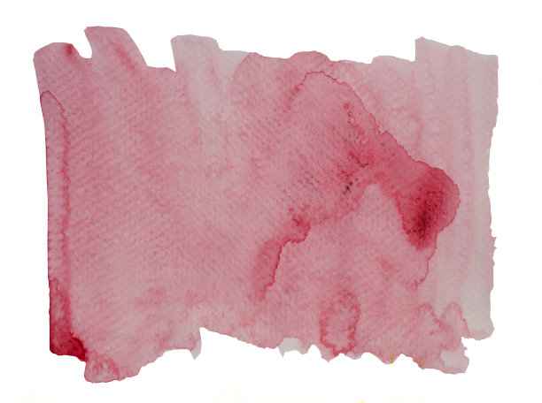 抽象背景由手工绘制的红色和粉红色的液体滴隔离在白色的背景图片下载
