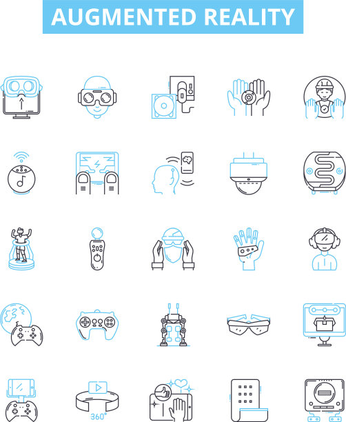 增强现实线图标集增强图片下载