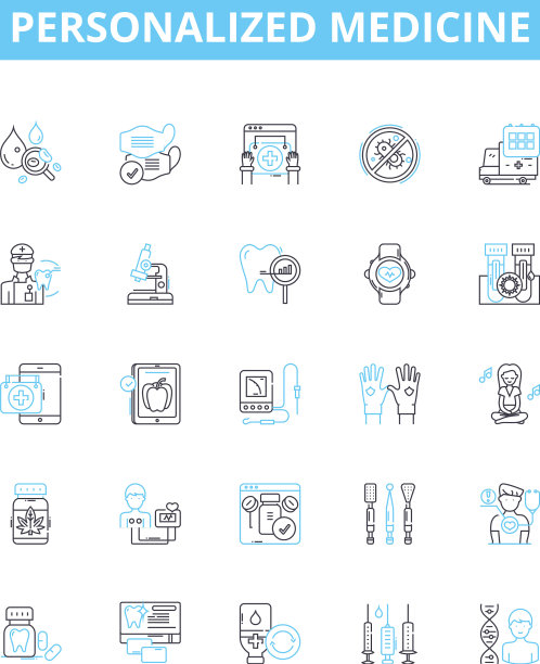 个性化的医药线图标集图片下载